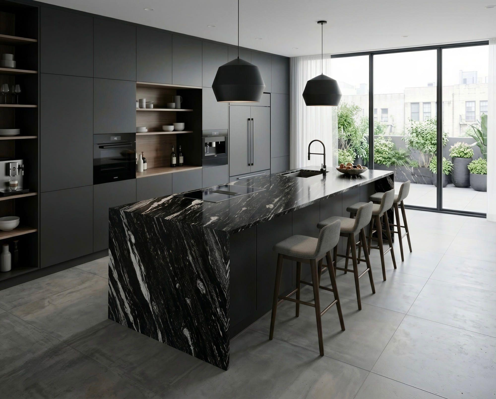 Chapa Black Storm aplicada em cozinha.