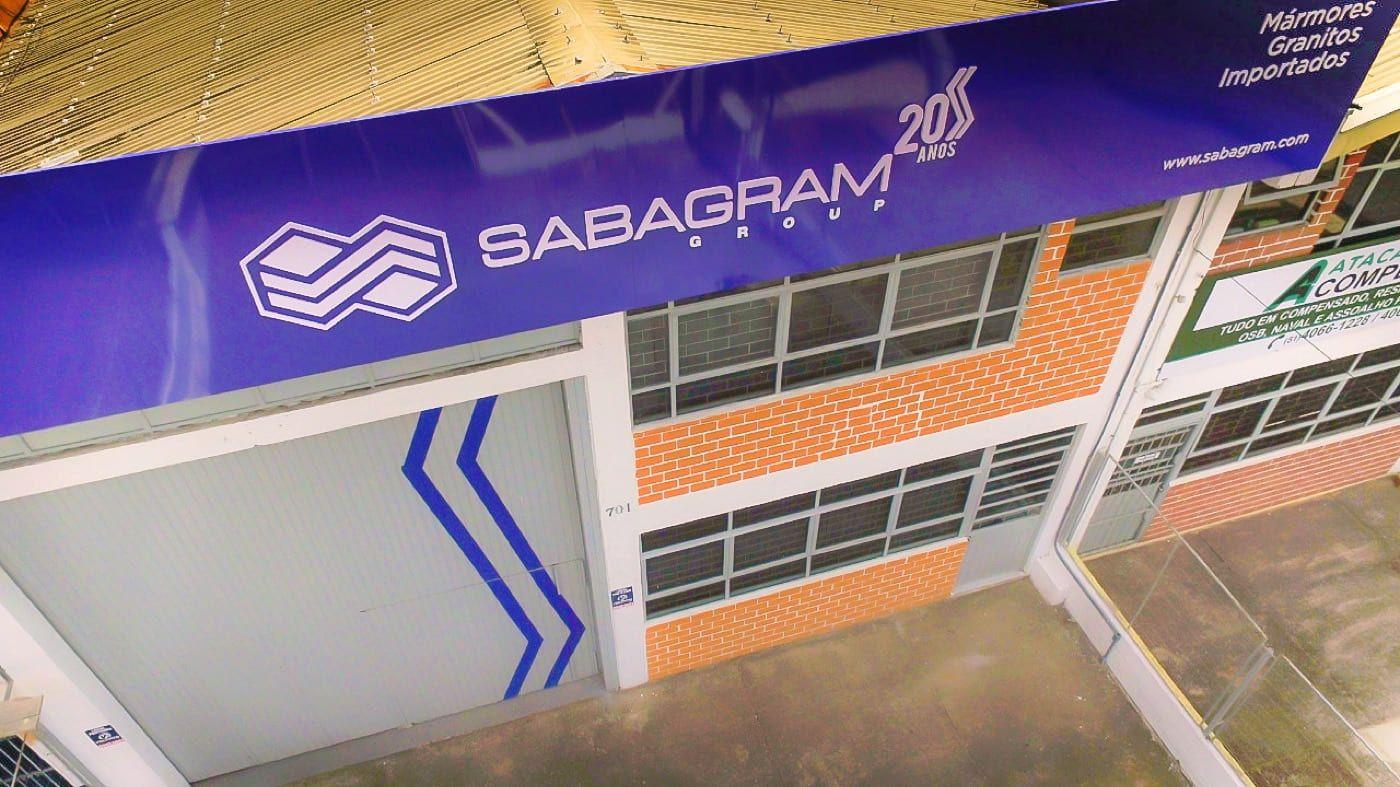 Fachada da Sabagram Sul, Porto Alegre.